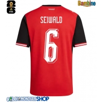 Maglie da calcio Austria Nicolas Seiwald #6 Prima Maglia Bambino Mondiali 2026  Manica Corta + Pantaloni corti)